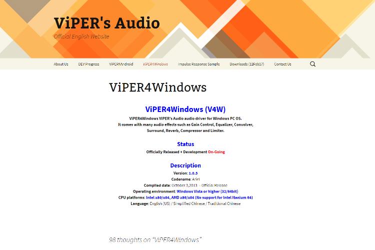 Viper4Windows