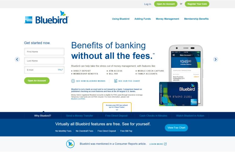 Bluebird Prepaid Card